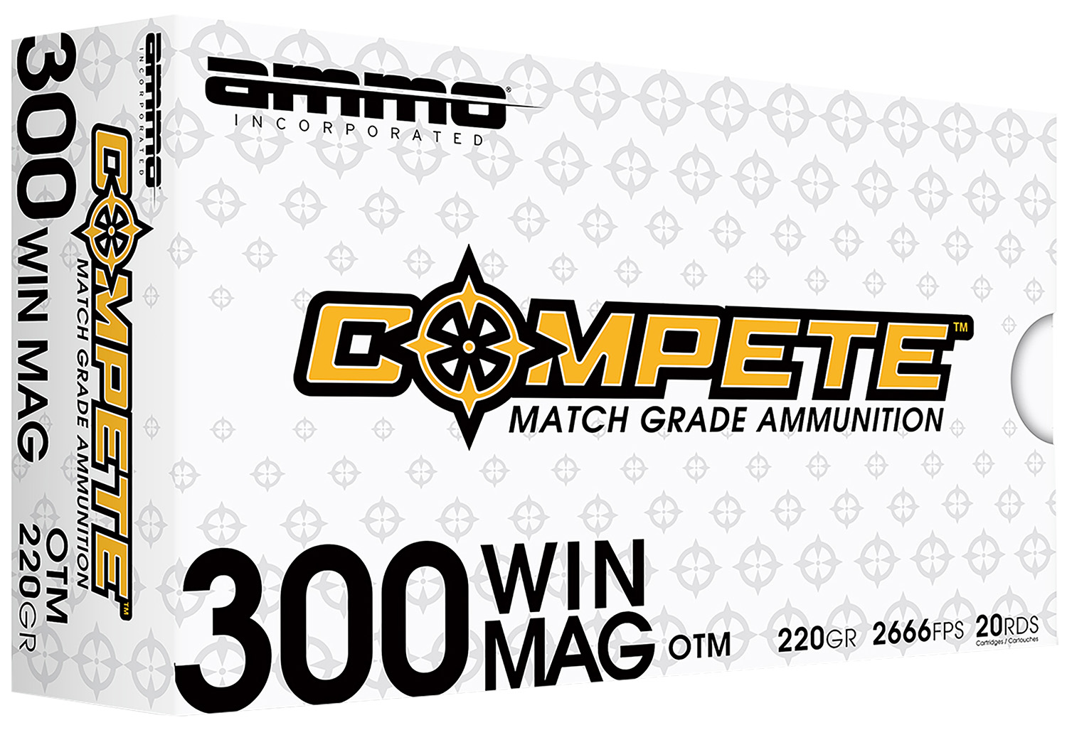 Inc Compete 300 Win Mag 220gr, 20-Round Box