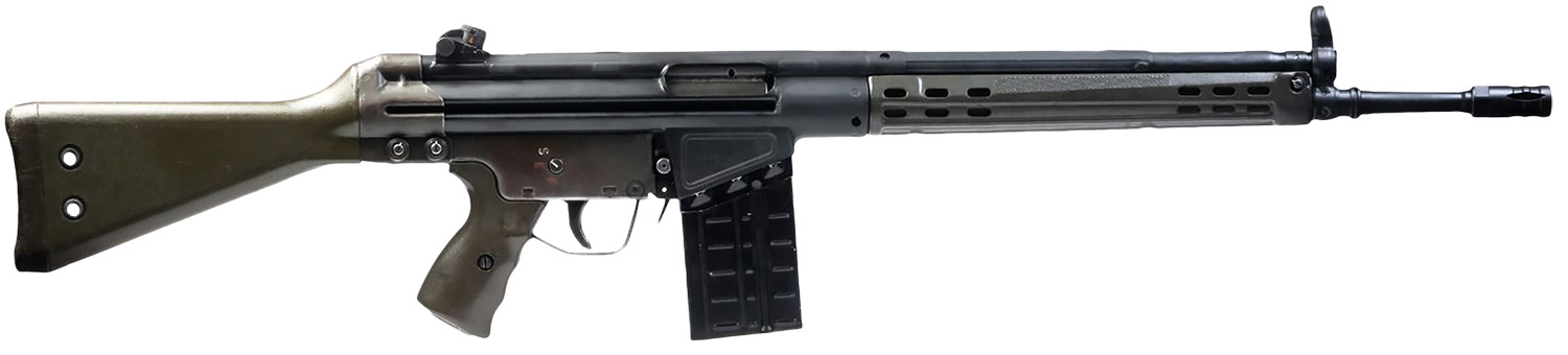 Century Arms CA-3 7.62x51mm NATO Black Threaded Barrel, Black