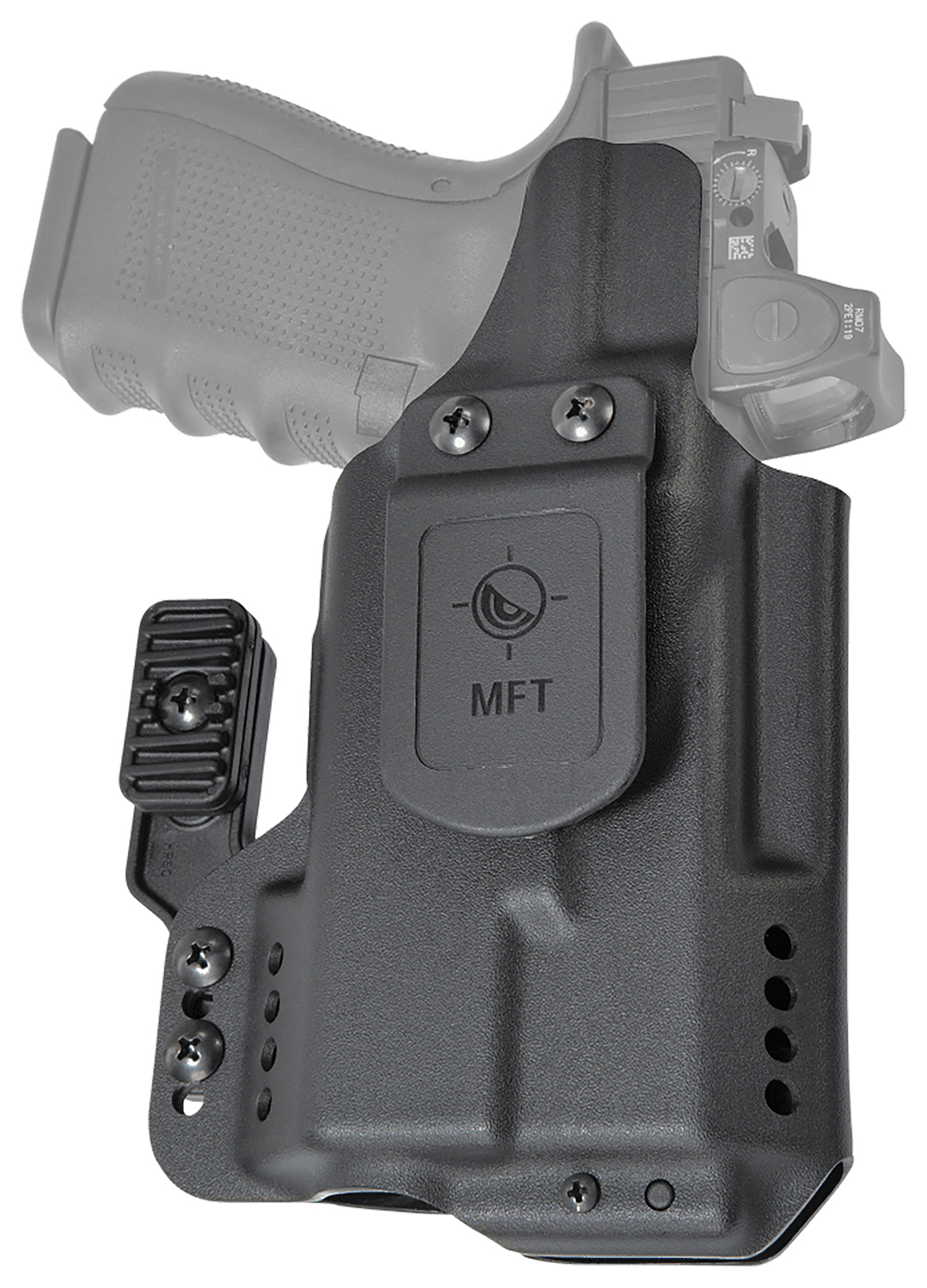 Mission First Tactical IWB Holster for Glock 19, Ambi Black
