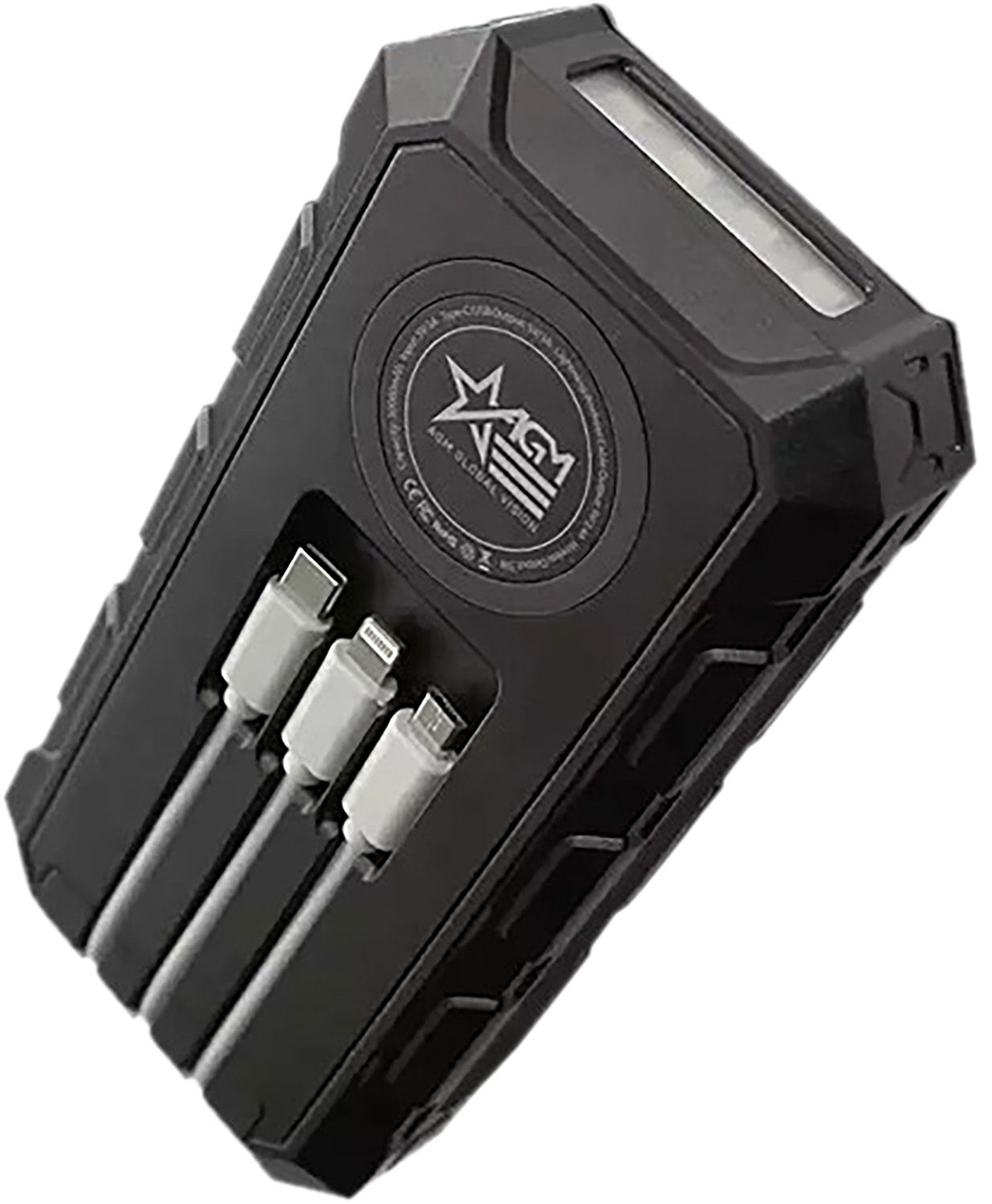 AGM Global Vision Solar Power Bank Black 5V