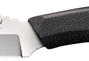 Cold Steel CS20CBL Canadian Belt 4" Fixed Drop Point Plain Cryo Quenched 4116 SS Blade, 4.50" Black Textured Polypropylene Handle