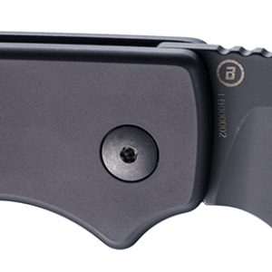 Hogue 64130 Ballista I Automatic 3.50" Folding Drop Point Black Cerakote 154CM SS Blade, Matte Black Aluminum Handle