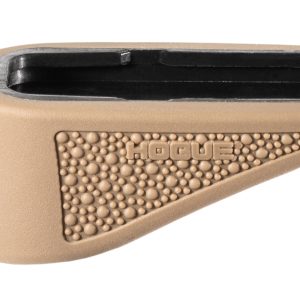 Hogue 18233 Extension Base Pad Fits Glock 43 Compatible w/ 6rd Magazine FDE Overmolded Rubber