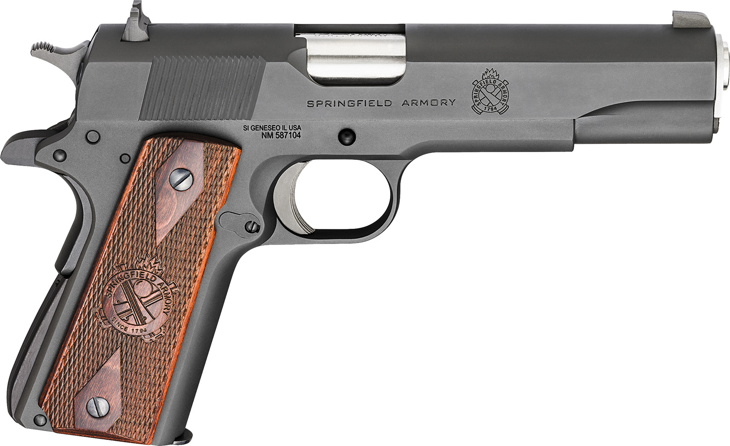 Springfield 1911 Mil-Spec 45 ACP Pistol, 7+1 5"