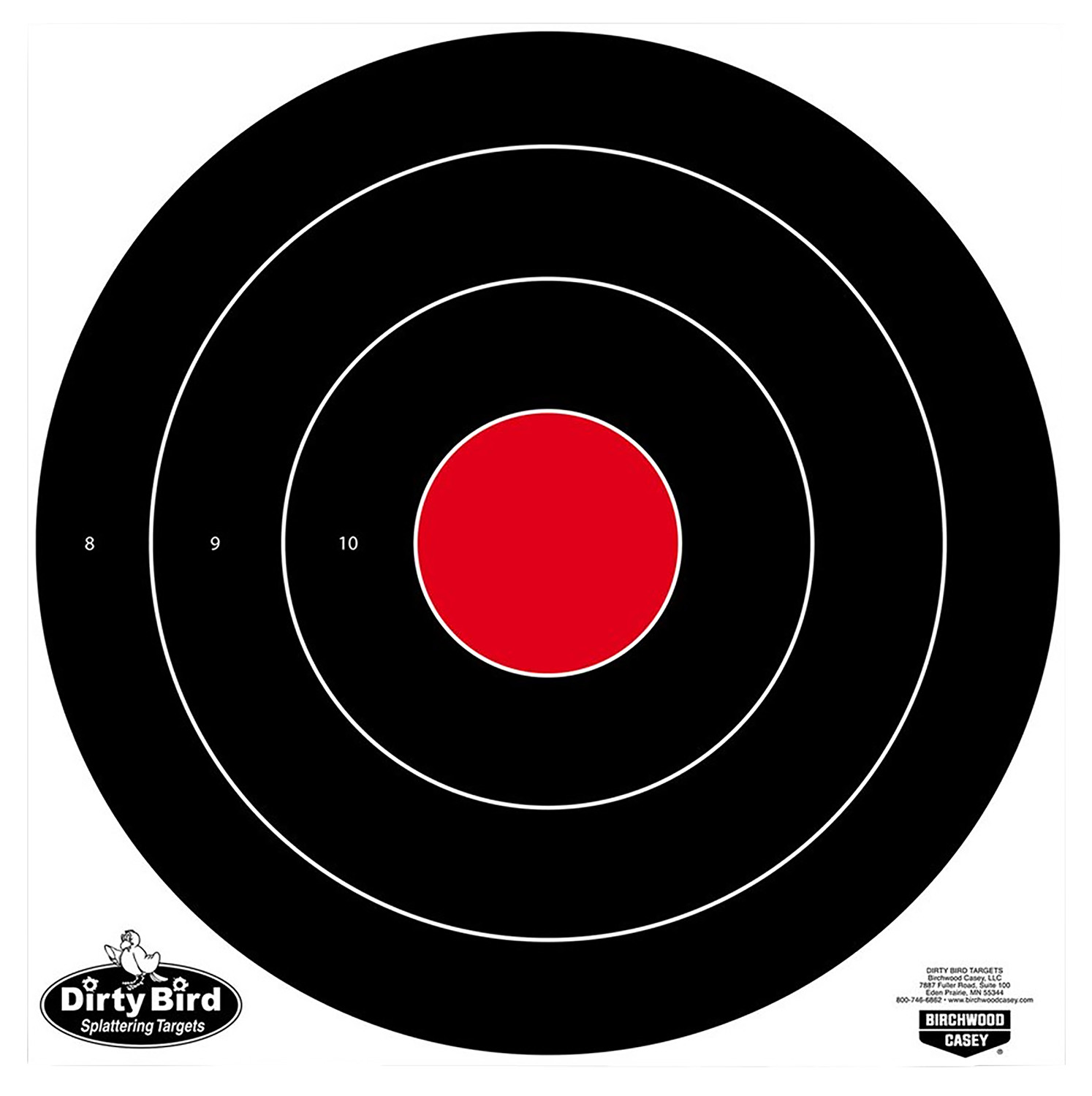 Birchwood Casey Dirty Bird 17.25" Bullseye Tagboard Hanging