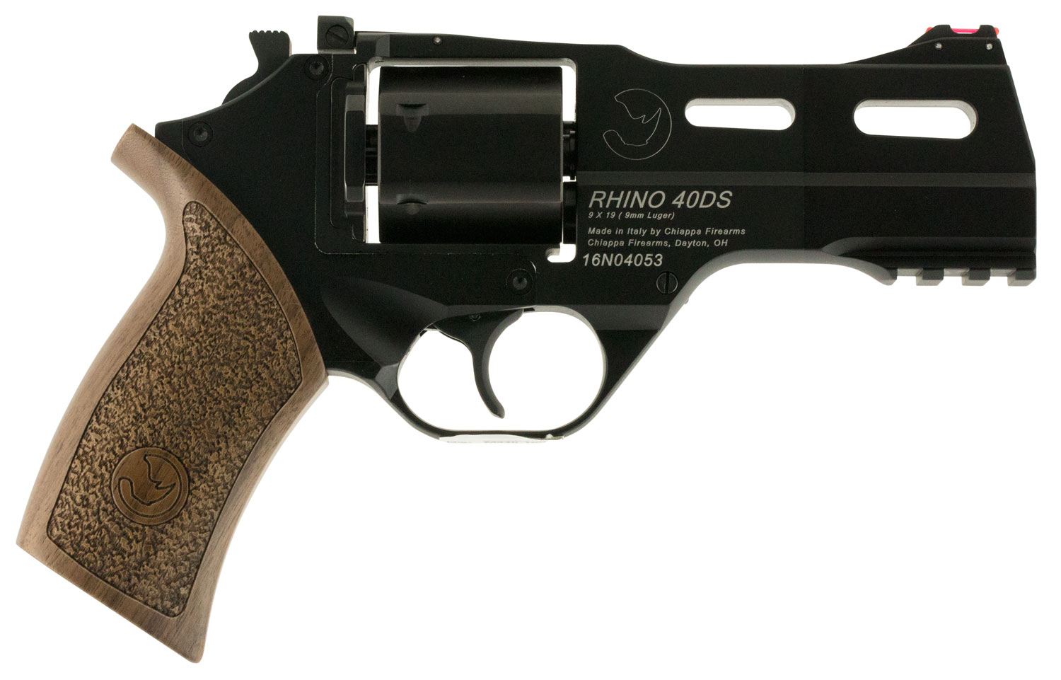 Chiappa Firearms Rhino 40DS Medium Frame 9mm 6 Shot 4" Black Anodized