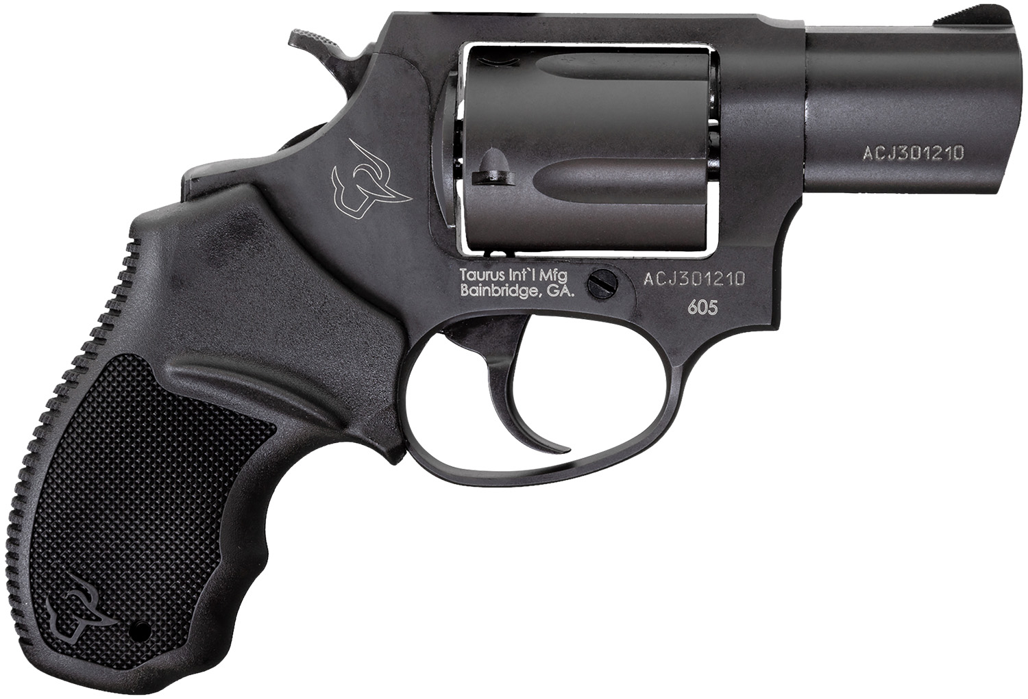 Taurus 2-605021 605 Small 357 Mag/38 Special +P 5 Shot 2" Matte Black