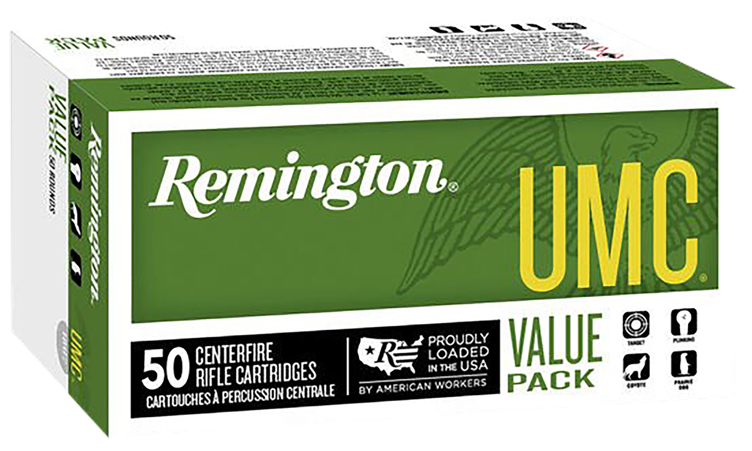 Remington UMC Value Pack 223 Rem 50gr JHP, 50-Round Box