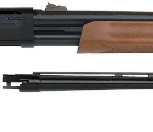 Mossberg 54264 500 Combo 12 Gauge 5+1 3" 24" Slugster/28" Vent Rib Steel Barrels, Dual Extractors, Blued Steel Receiver w/Integral Scope Mount, Fixed Wood Stock, Fully Rifled Bore Choke