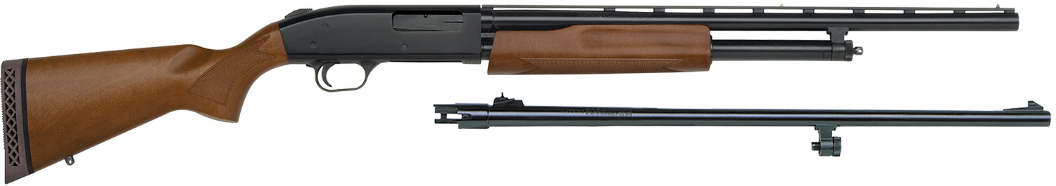 Mossberg 500 Bantam Combo Youth 20 Gauge Pump Shotgun, 5+1 3"