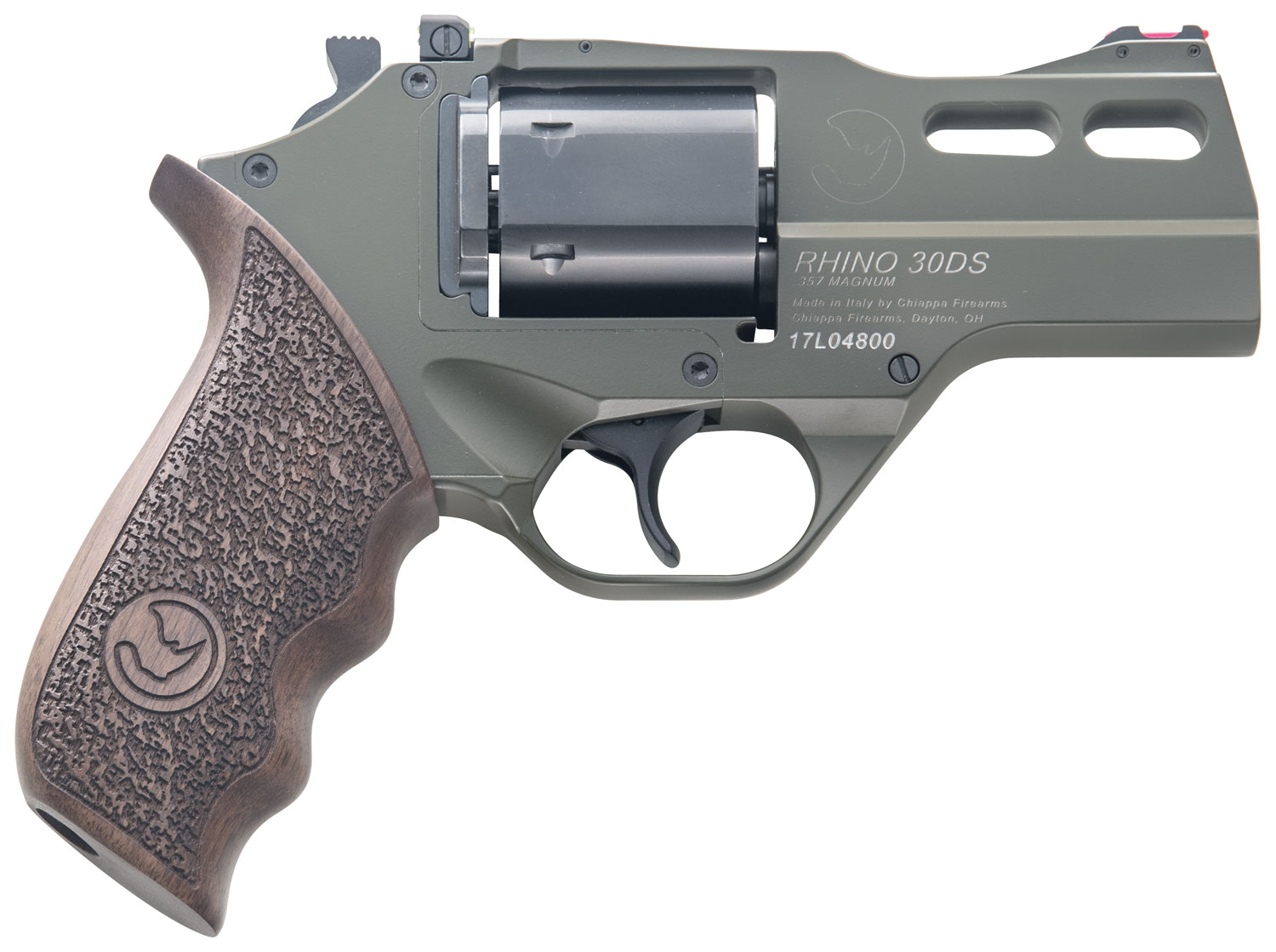 Chiappa Firearms Rhino 30DS Small Frame 357 Mag 6 Shot 3" Green