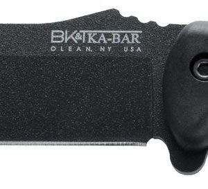 Ka-Bar BK7 Becker Combat Utility 7" Fixed Clip Point Plain Black 1095 Cro-Van Blade, Black Ultramid Handle, Includes Sheath