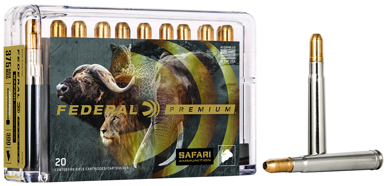 Federal Safari Cape-Shok 375H&HMag 300gr, 20-Round Box