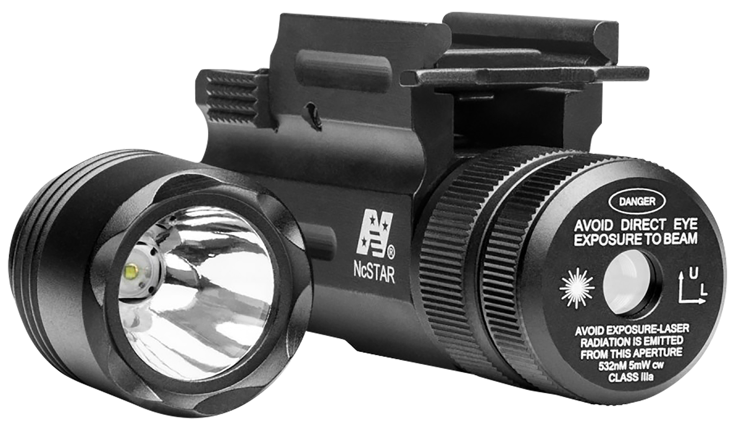 NcStar AQPTFLG Flashlight & Green Laser Combo Black Anodized 150