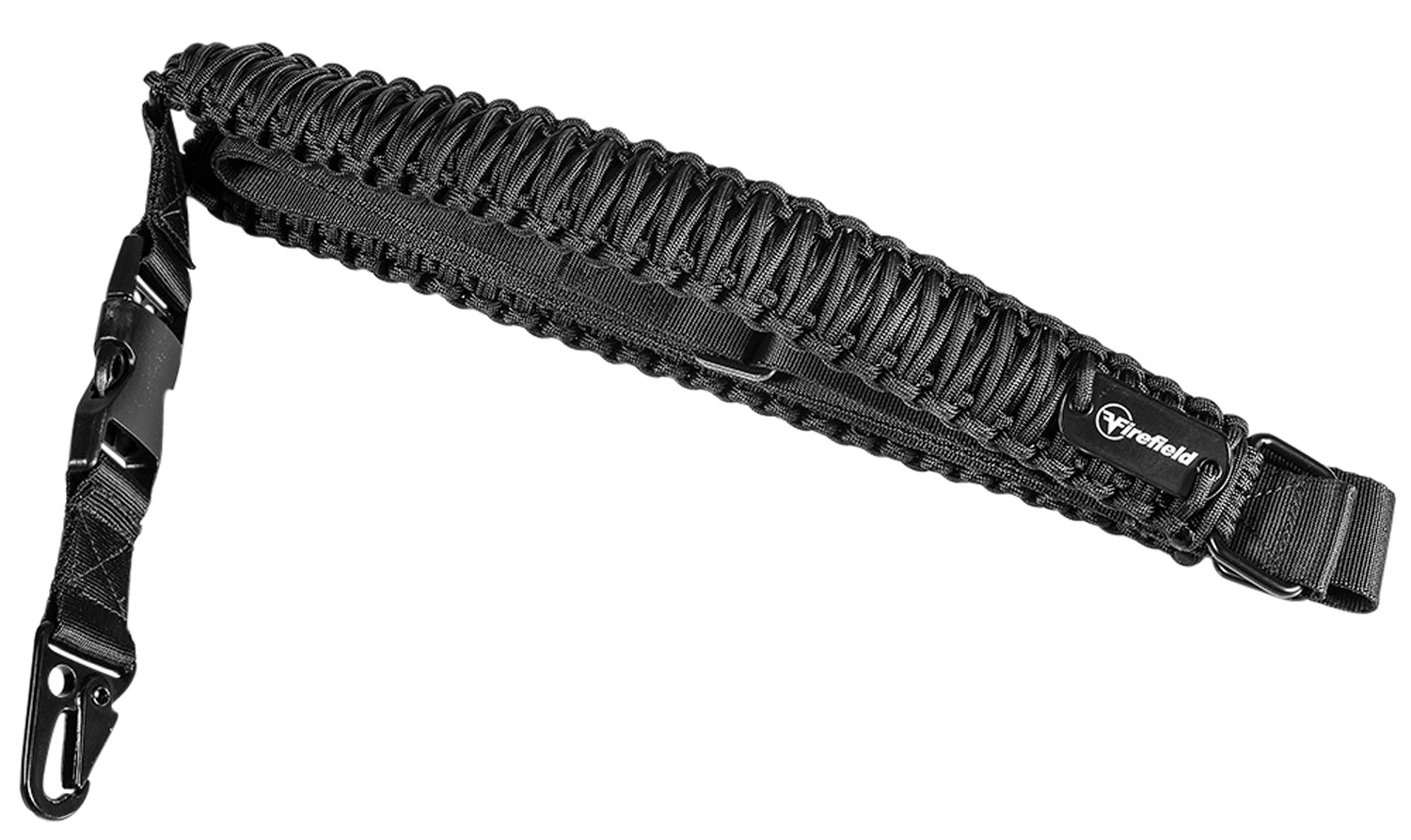 Firefield Single Point Tactical Sling Black Nylon Paracord 28"-31"