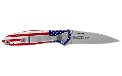 KERSHAW LEEK 3" USA FLAG/SLV - Image 2