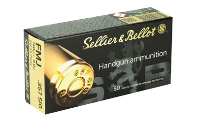 S&B 357SIG 140GR FMJ 50-Round Box - Image 2