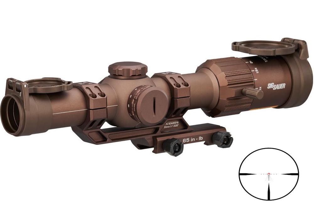 SIG SAUER TANGO MSR 1-6X24 30MM COYOTE