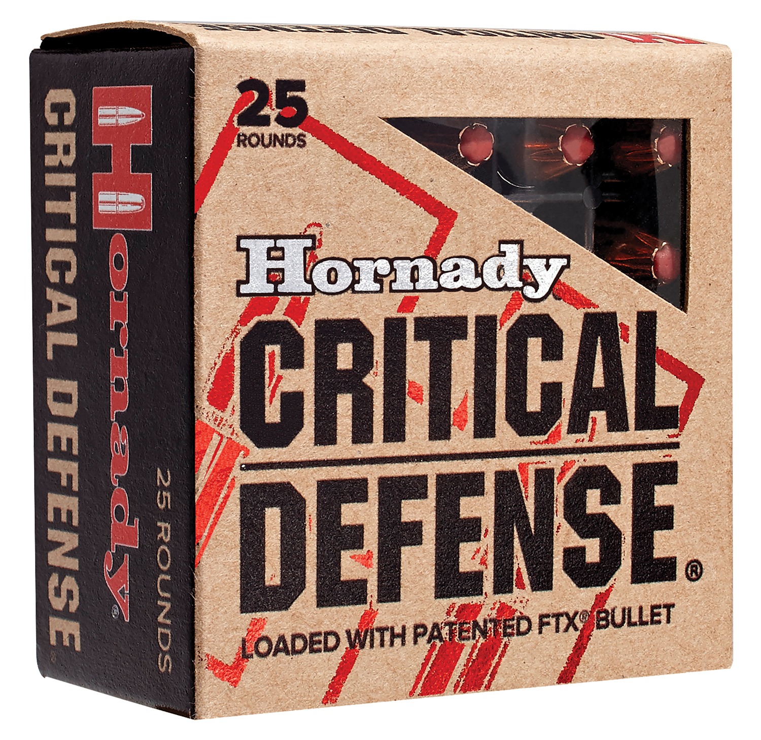 Hornady 90063 Critical Defense 32ACP 60gr Hornady Flex Tip eXpanding 25 Per Box/10 Case