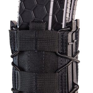 High Speed Gear 112R00BK TACO X2R Mag Pouch Double Black Nylon MOLLE Compatible w/ Rifle