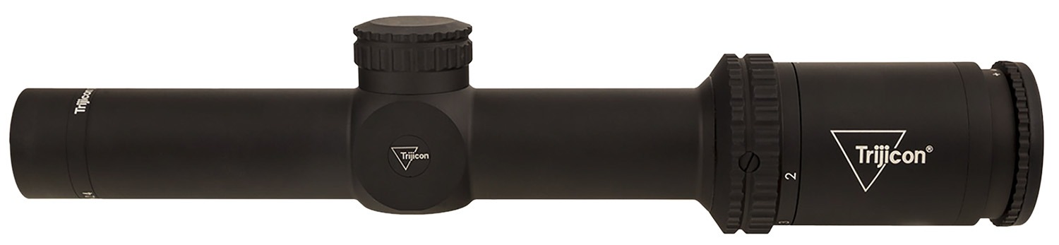 Trijicon 2800001 Ascent Matte Black 1-4x 24mm 30mm Tube BDC Target Holds Reticle