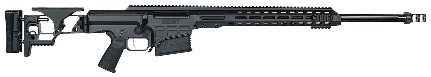 Barrett 18496 MRAD 6.5 Creedmoor 24" 10+1 Black Cerakote Black Folding with Adjustable LOP Stock Black Polymer Grip Right Hand