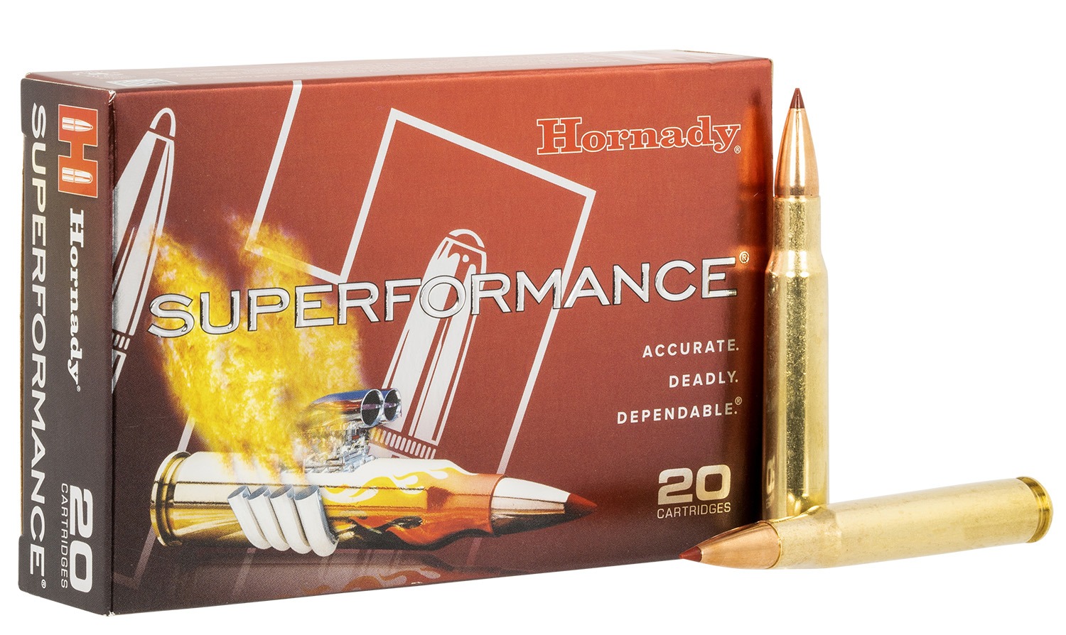 Hornady 81124 Superformance 30-06Springfield 150gr Copper Alloy eXpanding 20 Per Box/10 Case