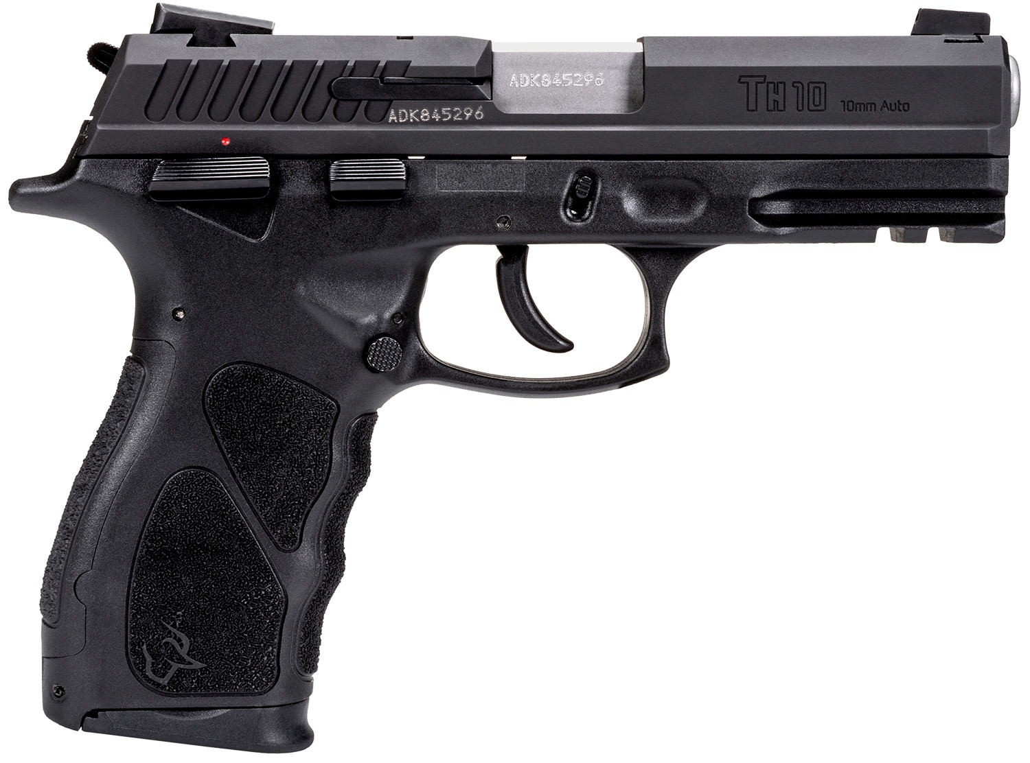 Taurus 1-TH10041 TH Full Size 10mm Auto 15+1 4.27" Matte Stainless Steel Barrel, Matte Black Serrated Slide, Black Polymer Frame w/Picatinny Rail, Black Interchangeable Backstrap Grip Right Hand