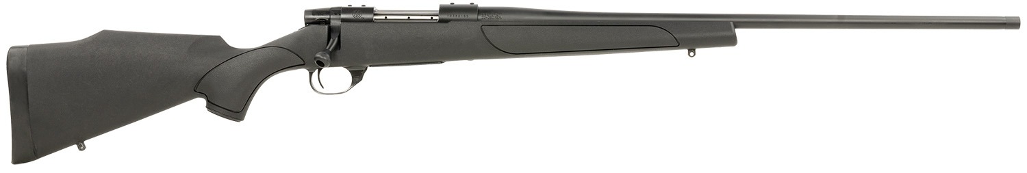 Weatherby VTX308NR2T Vanguard Obsidian Full Size 308 Win 4+1 22" Blued #2 Contour Threaded Barrel, Blued Drilled & Tapped Steel Receiver, Black Monte Carlo Synthetic Stock
