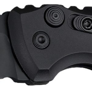 Hogue 24116 A01  2.75" Folding Drop Point Plain Black Cerakote 154CM SS Blade/Matte Black Aluminum Handle