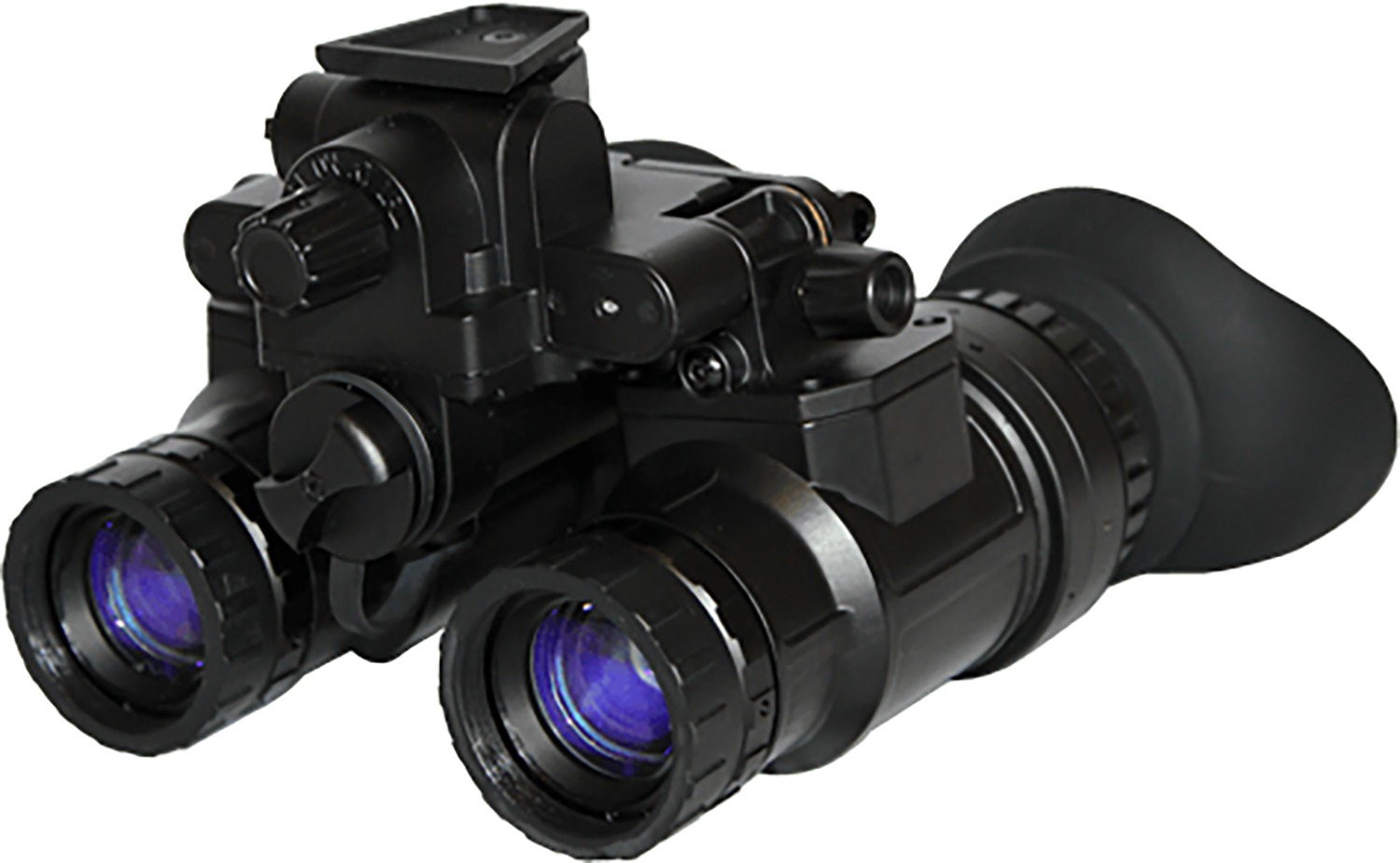ATN NVGOPS3142G PS31-2 Night Vision Goggles Matte Black 1x18mm, Generation 2+ Green Phosphor, 58-60 Ip/mm Resolution
