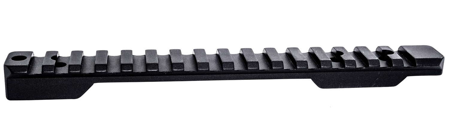 Weatherby P00252706 Picatinny Rail Black Hardcoat Anodized Alloy Weatherby Mark V Standard 6-Lug Action