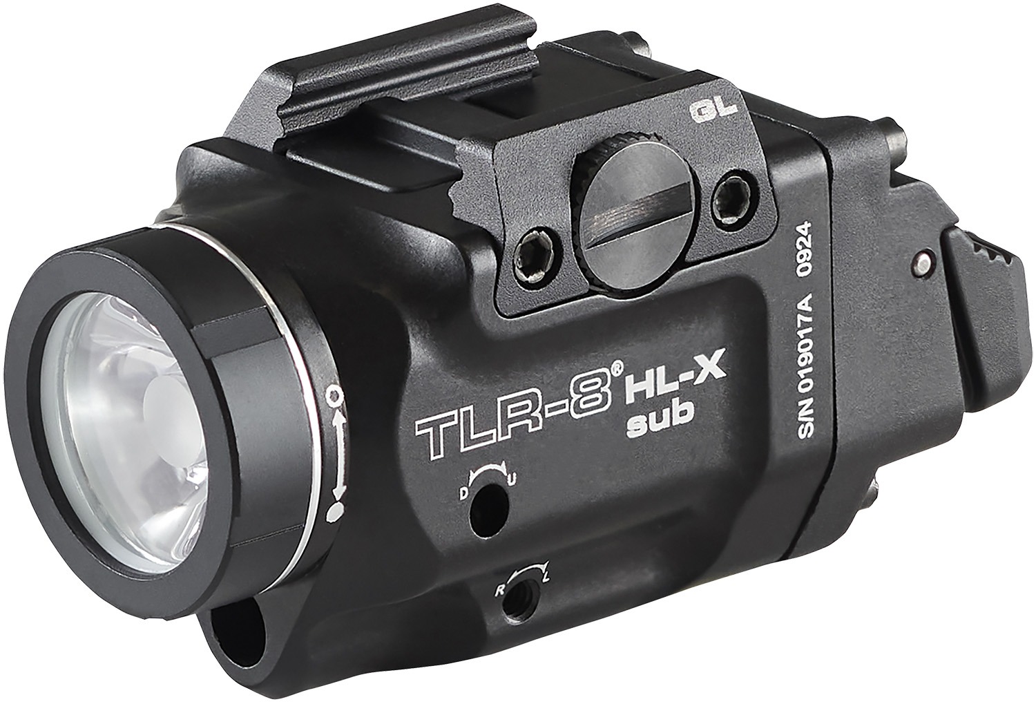 Streamlight 69466 TLR-8 Black Aluminum Glock 43x/48 1,000 Lumens Red Laser