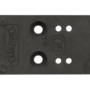 Walther Arms 5136197 Optic Plate Black Steel Fits Walther PDP 2.0