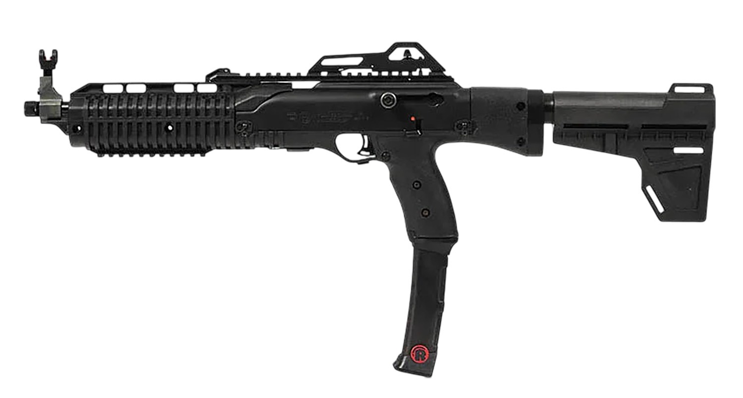 Hi-Point 995PBRACE 1095P 9mm Luger 10+1 13.25" Black Threaded Barrel, Black Powdercoat Polymer Receiver w/Picatinny Rail, Black Pistol Brace, Black Plastic Grip