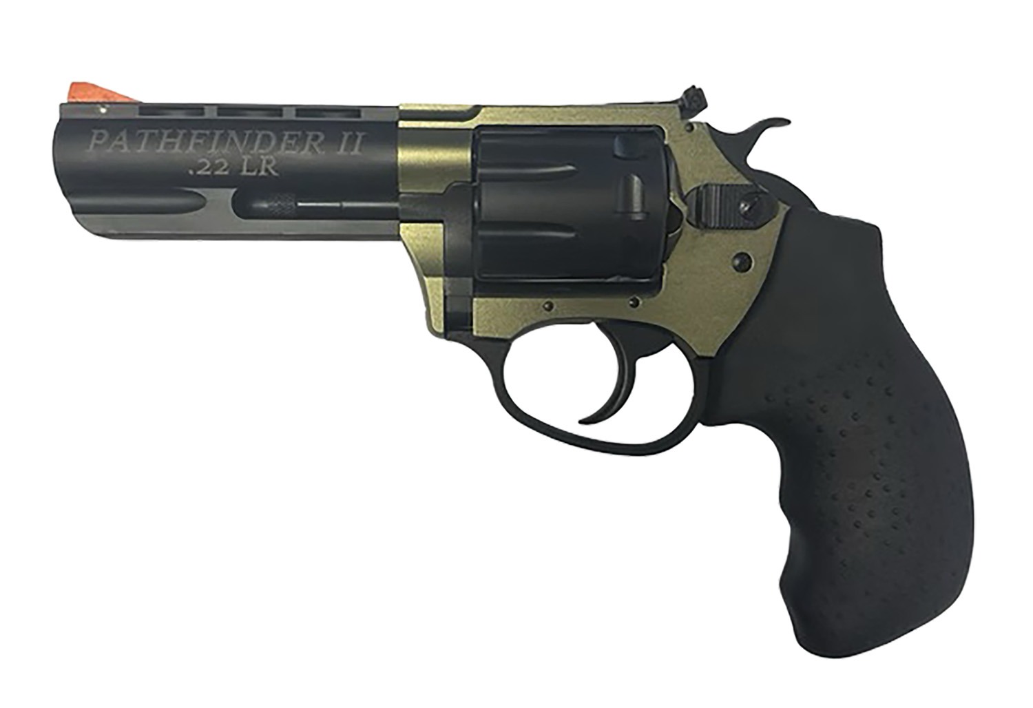 Charter Arms 52236 Pathfinder II Small Frame 22 LR 8 Shot 3.50" Black Passivate Steel Barrel & Cylinder, OD Green Aluminum Frame, Black Rubber Grip, Exposed Hammer