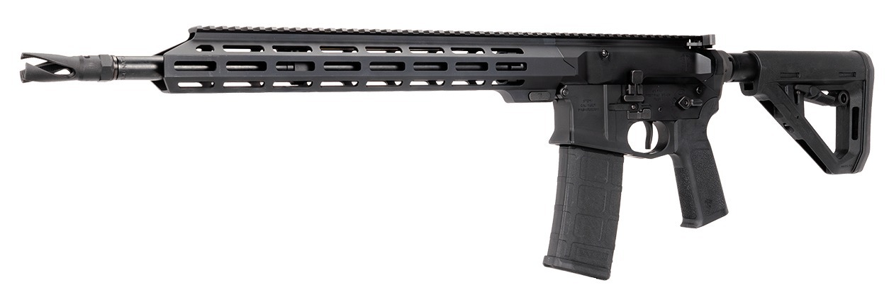 US Palm RI00010001AAN Cat4 Storm 5.56 NATO 30+1 16" Black Threaded Barrel, Matte Black Receiver w/Picatinny Rail, M-LOK Handguard, Adjustable Black Polymer Stock, Reduced Angle Grip, Ambidextrous