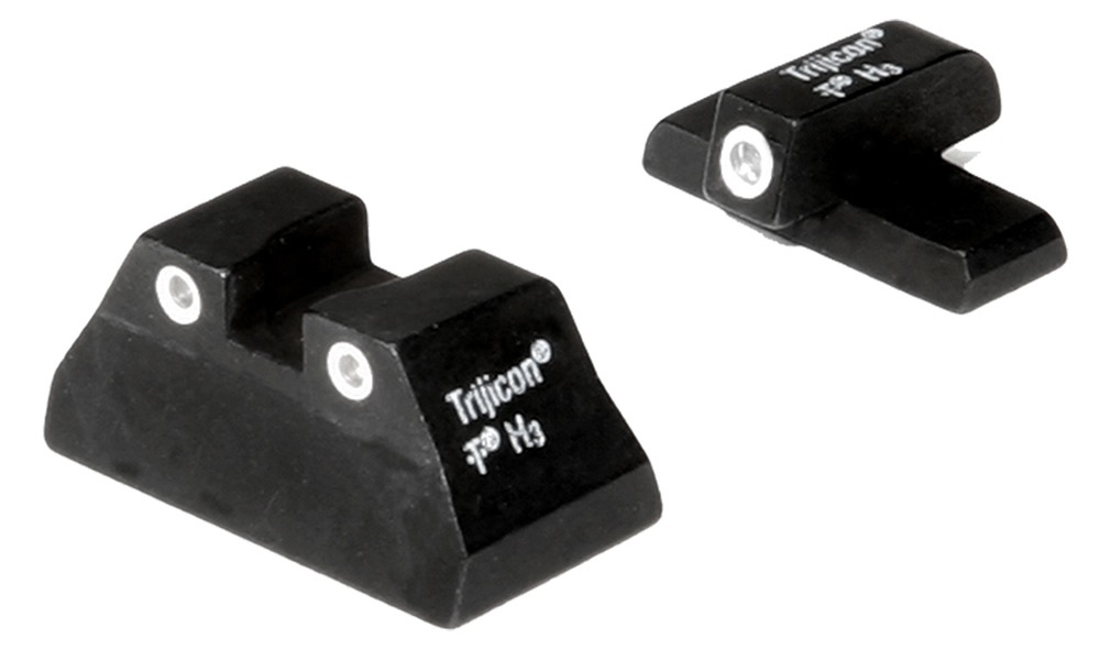Trijicon 600268 Bright & Tough Night Sights Green/Tritium White Outline Front Sight-Green/Tritium White Outline Rear Sight H&K USP Compact