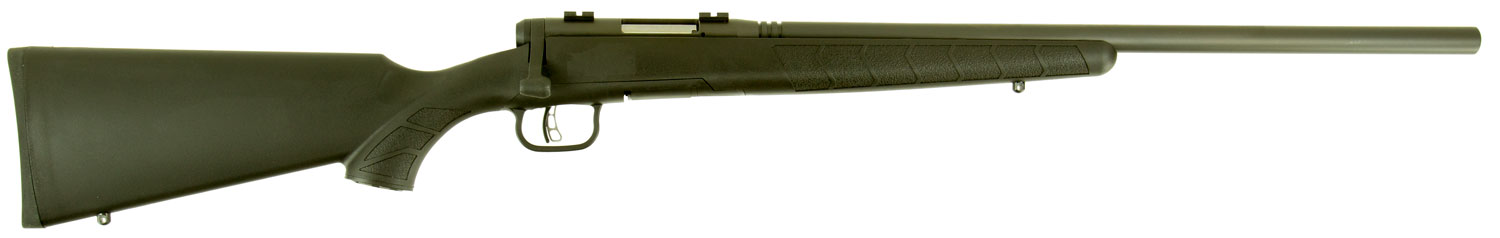 Savage Arms 96975 B.MAG 17 WSM 8+1 22" Matte Black Heavy Barrel, Matte Black Drilled & Tapped Carbon Steel Receiver, Matte Black Fixed Synthetic Stock, Right Hand