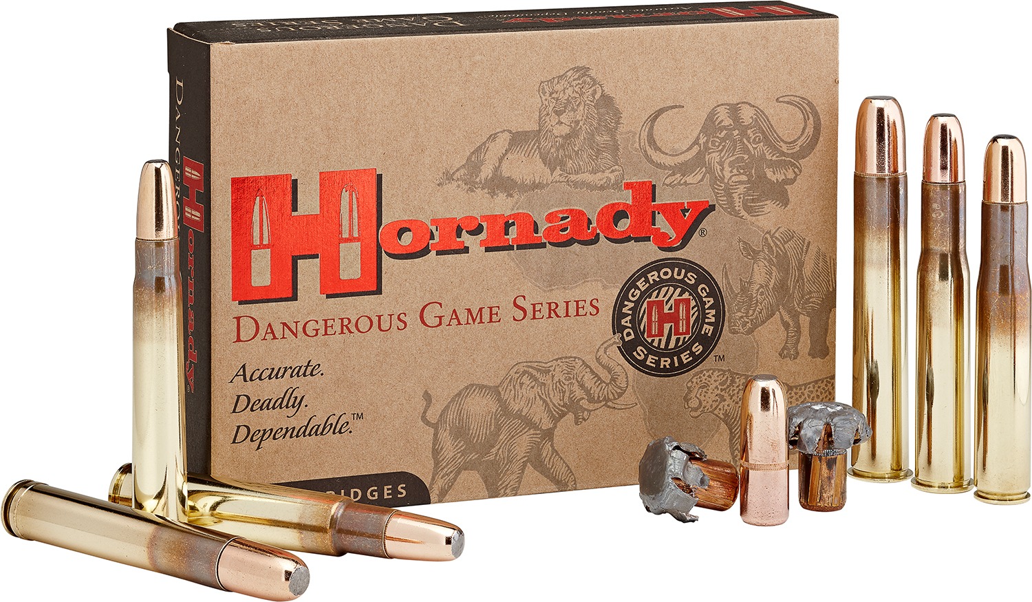Hornady 8257 Dangerous Game 450NitroExpress 500gr DGX Bonded 20 Per Box/6 Case
