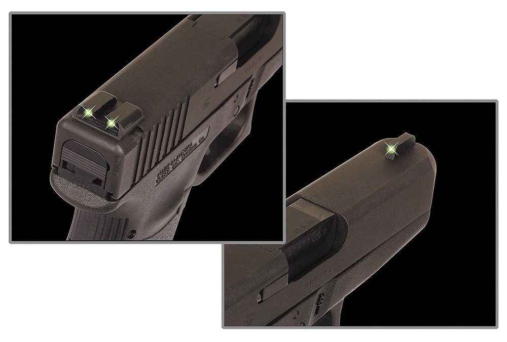 TruGlo TG231MP Tritium Black | Green Tritium Front Sight Green Tritium Rear Sight