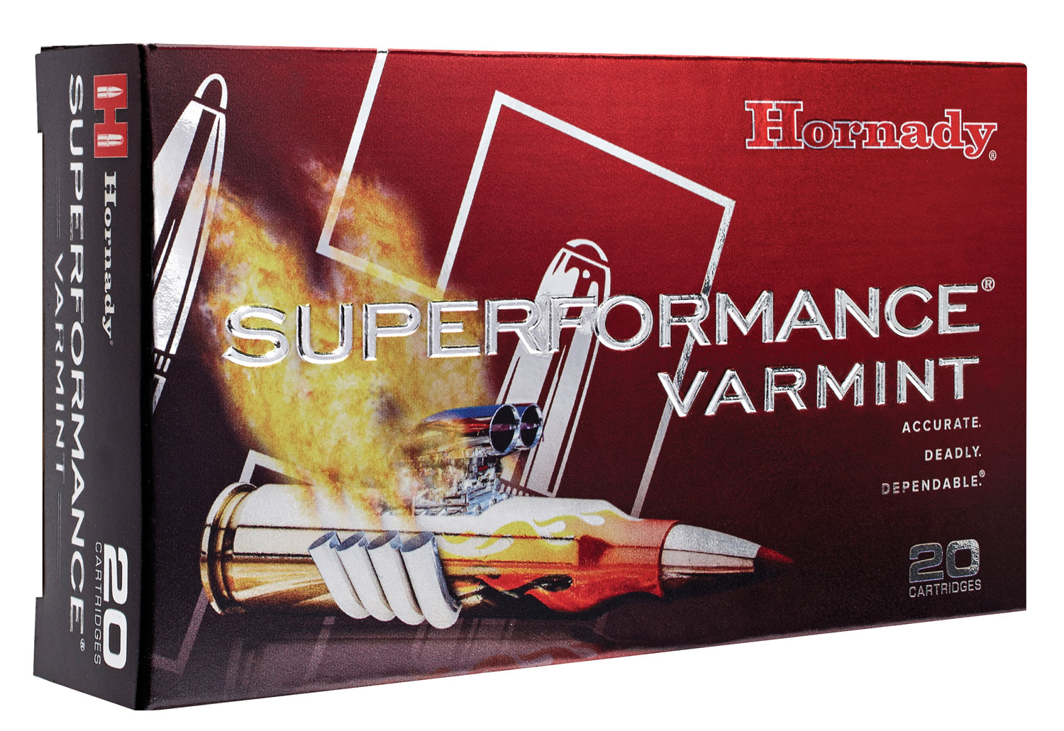 Hornady 83209 Superformance Varmint 204Ruger 24gr Non Traditional eXpanding 20 Per Box/10 Case