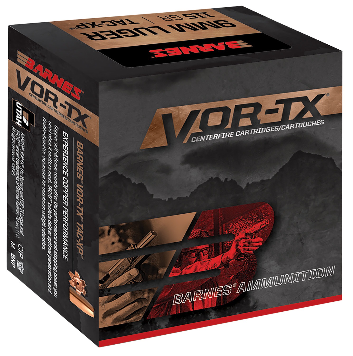 Barnes Bullets 21543 VOR-TX Handgun 357Mag 140gr Barnes 20 Per Box/10 Case