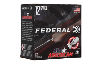 FED ALL AMERICAN 12GA 2.75" 1OZ #8 - Image 2