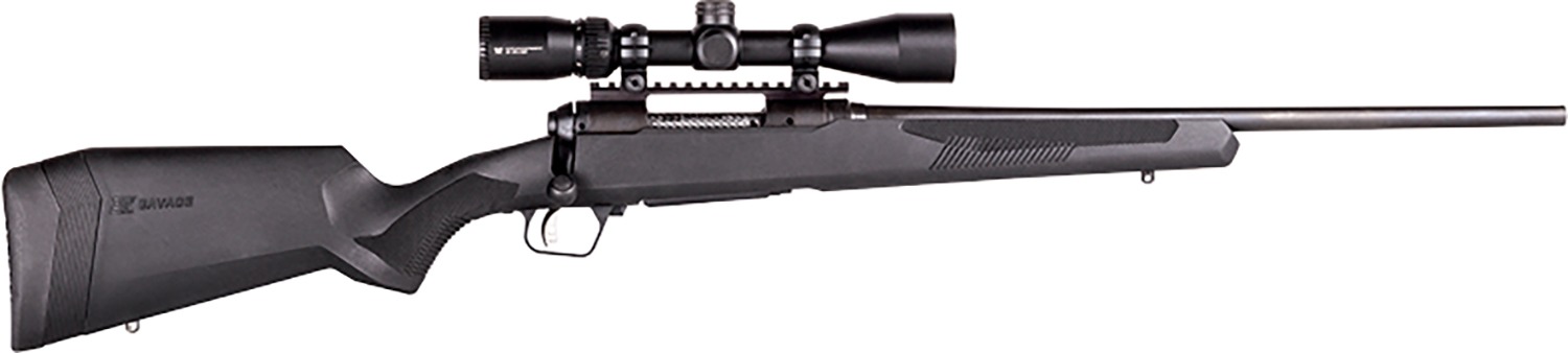 Savage Arms 57301 110 Apex Hunter XP 204 Ruger 4+1 20", Matte Black Metal, Synthetic Stock, Vortex Crossfire II 3-9x40mm Scope