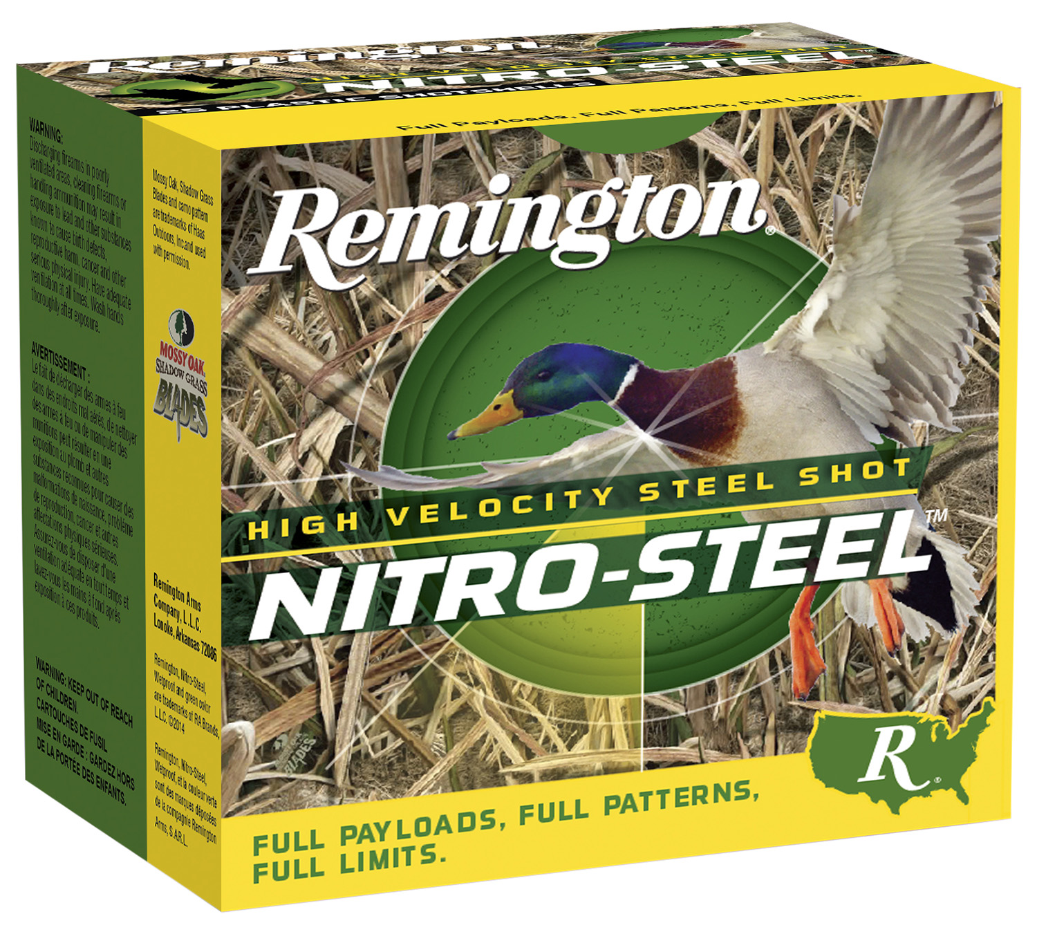 Remington Ammunition 20769 Nitro-Steel High Velocity 20Gauge 3" 1oz 4Shot 25 Per Box/10 Case