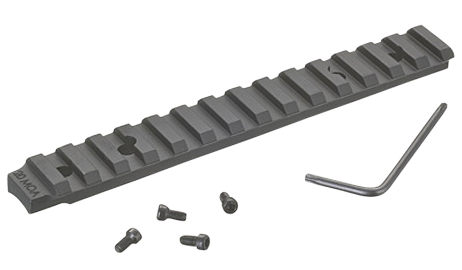 Ruger 90678 Picatinny Rail Black Anodized Aluminum Fits Ruger American Rifle Short Action 20 MOA