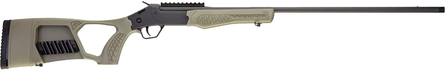 Rossi SSPTKY Tuffy Turkey 410 Gauge 1rd 3" 26" Alloy Steel Barrel & Receiver w/Matte Black Finish, Synthetic OD Green Fixed Thumbhole Stock w/Shell Holder (Youth)