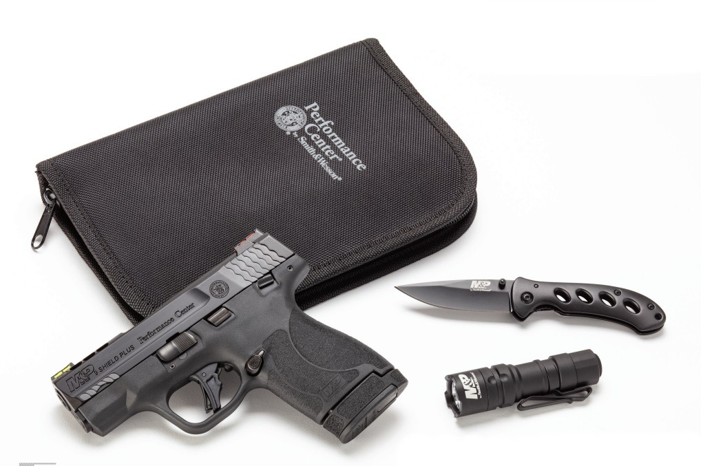 Smith & Wesson Shield Plus Performance Center 9mm Ported Fiber Optic 13+1