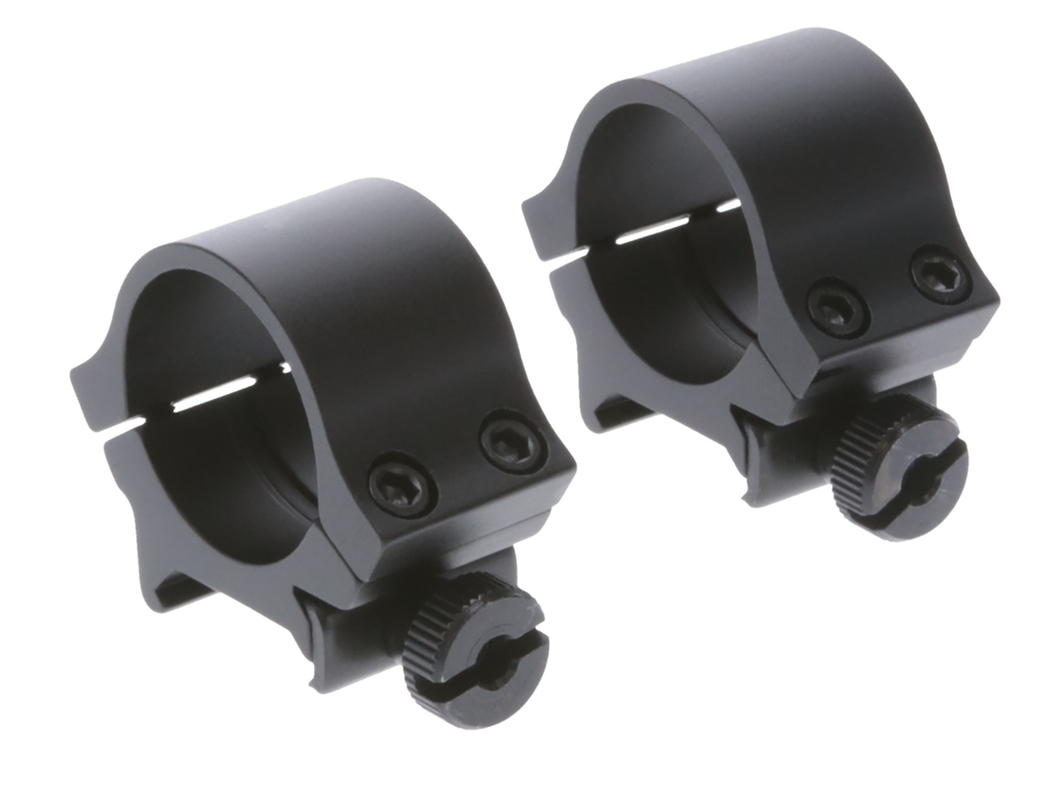 TruGlo TGTG8961B1 Lightweight Scope Rings Matte Black 1" Medium